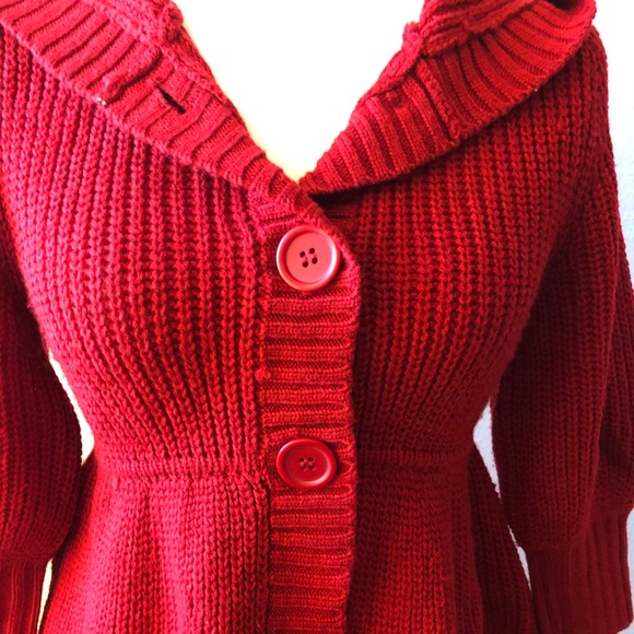 Hoodie peplum sweater - Picture 3 of 7